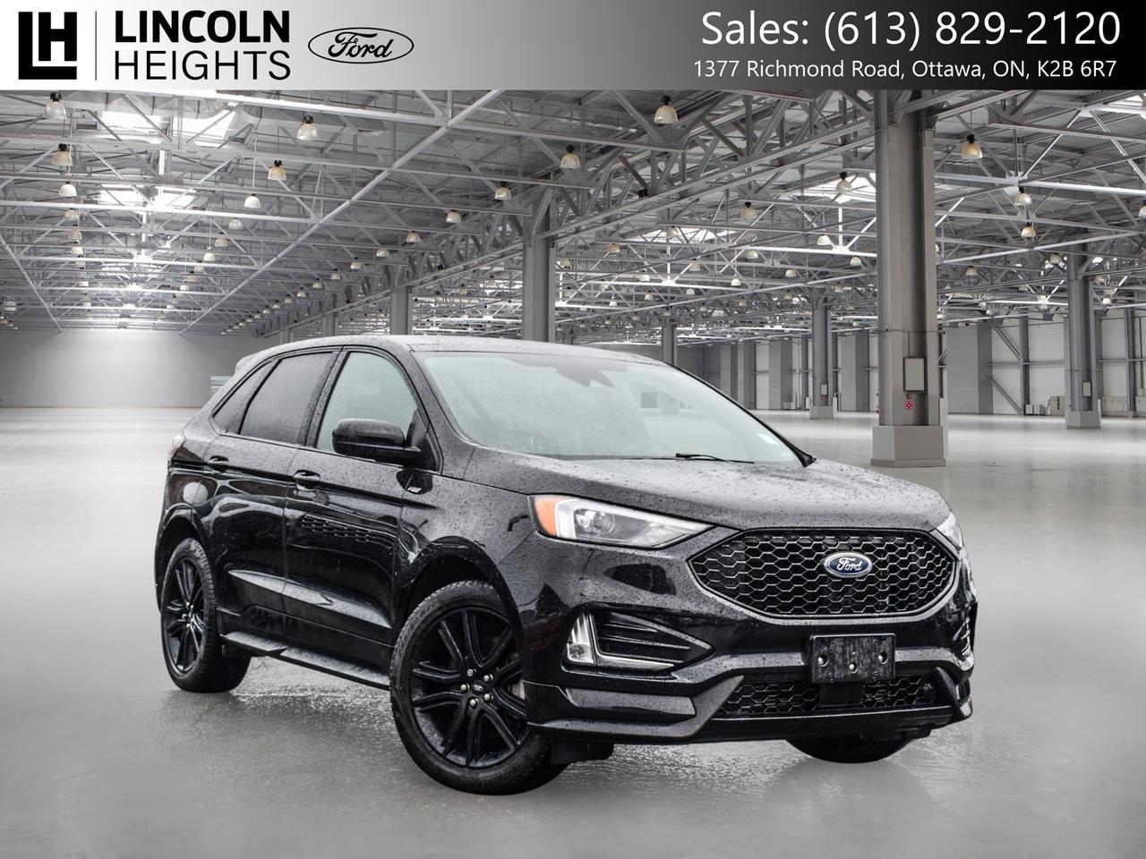 Contact us now: (613) 829-2120  Odometer is 24191 kilometers below market average!    2022 Ford 4D Sport Utility Edge Agate Black Metallic      AWD EcoBoost 2.0L I4 GTDi DOHC Turbocharged VCT      A quality Lincoln Heights Ford Pre Owned Special!, AWD.    Here at Lincoln Heights we offer many options to help you find the vehicle that is right for you! Our New Vehicles come with a 3-year/60,000 km Major Component warranty and a 5-year/100,000 km Powertrain warranty. All of our Used Vehicles come with a Carfax Report and are delivered with a 3-month/5,000 km Major Component warranty or the remainder of the manufacture warranty, whichever is greater. Taxes and licensing extra, contact us at 613-829-2120 for more details!