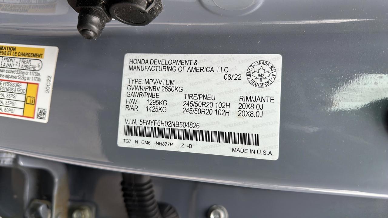 2022 Honda Pilot Black Edition AWD Photo