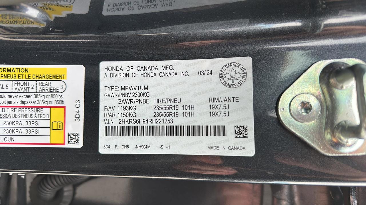2024 Honda CR-V Hybrid Touring AWD Photo