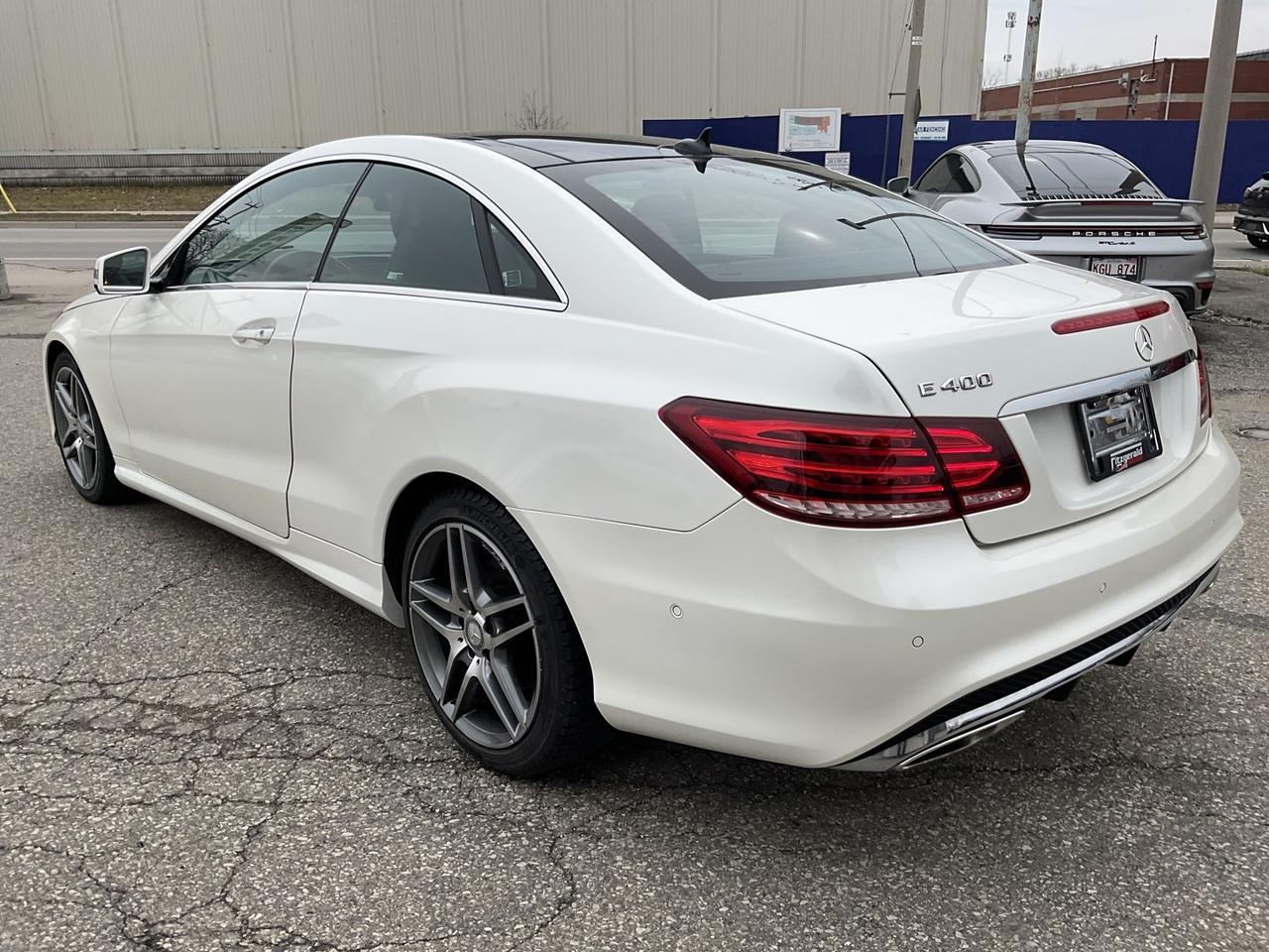 2015 Mercedes-Benz E-Class E400 4MATIC Coupe - RED LTHR! NAV! 360 CAM! BSM! P Photo