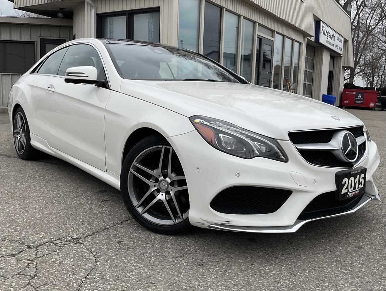 2015 Mercedes-Benz E-Class E400 4MATIC Coupe - RED LTHR! NAV! 360 CAM! BSM! P Photo