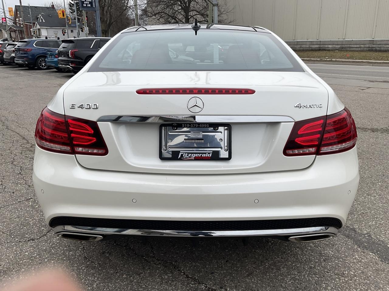 2015 Mercedes-Benz E-Class E400 4MATIC Coupe - RED LTHR! NAV! 360 CAM! BSM! P Photo