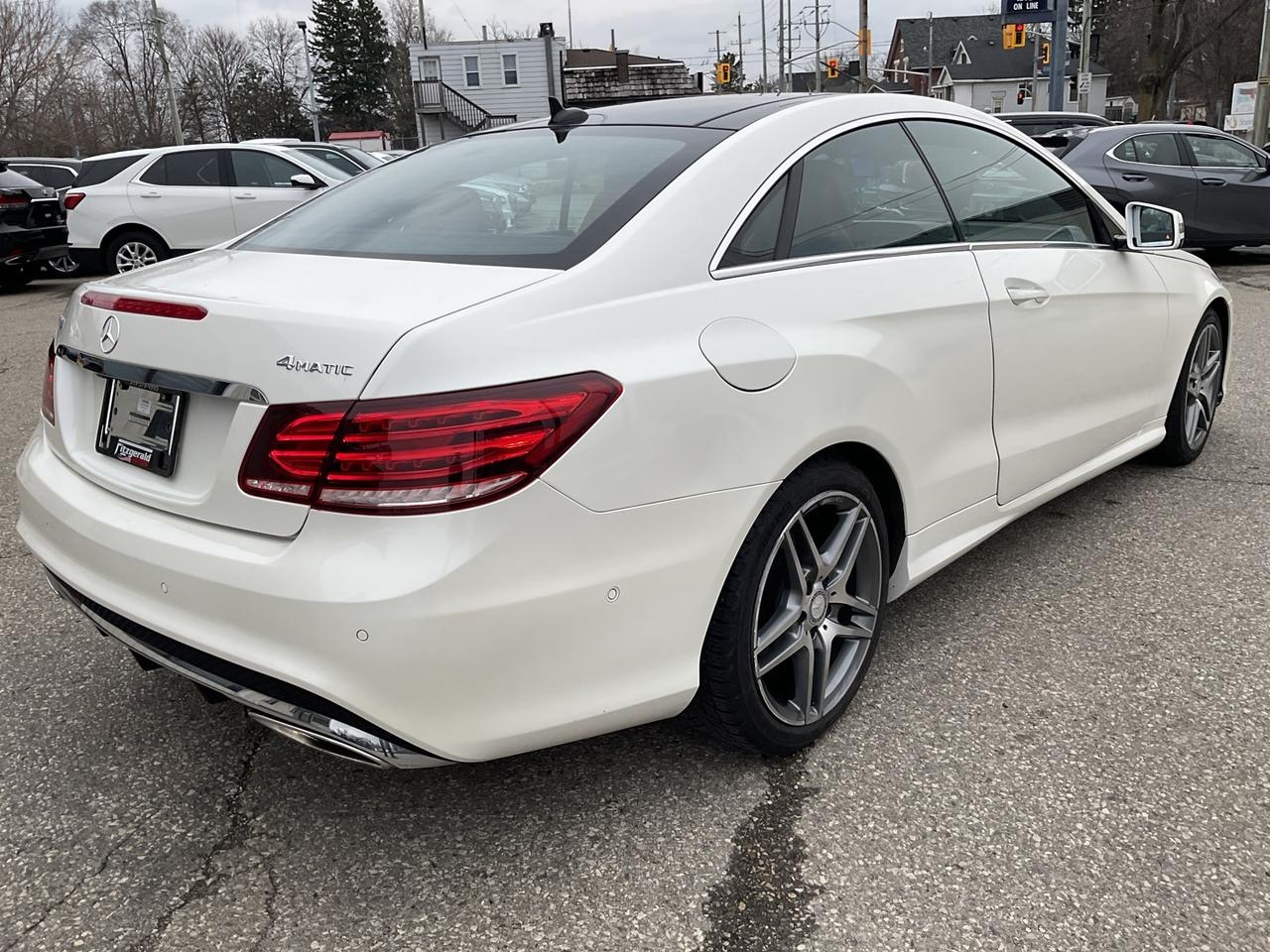 2015 Mercedes-Benz E-Class E400 4MATIC Coupe - RED LTHR! NAV! 360 CAM! BSM! P Photo