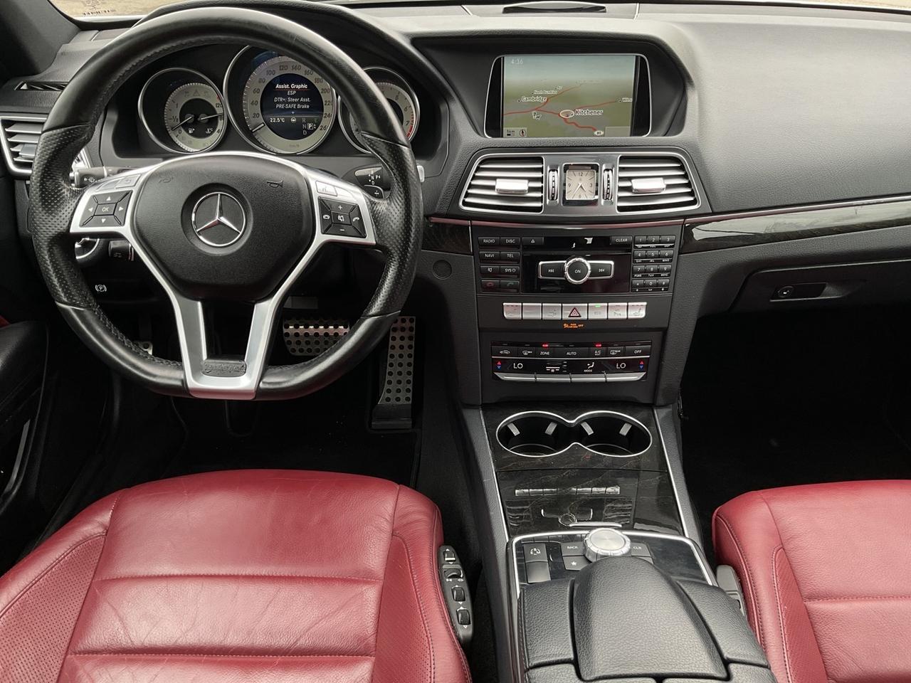 2015 Mercedes-Benz E-Class E400 4MATIC Coupe - RED LTHR! NAV! 360 CAM! BSM! P Photo