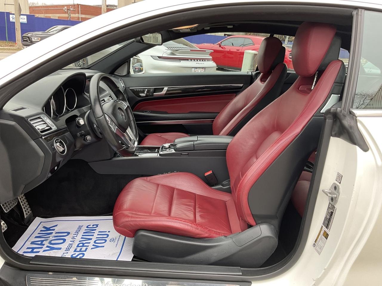 2015 Mercedes-Benz E-Class E400 4MATIC Coupe - RED LTHR! NAV! 360 CAM! BSM! P Photo