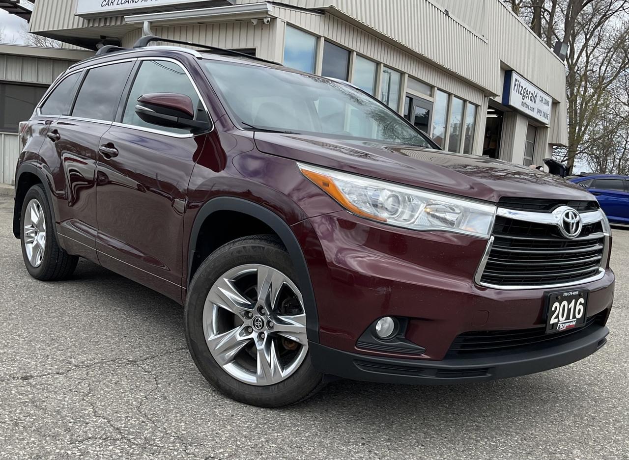 2016 Toyota Highlander Limited AWD V6 - LEATHER! NAV! BACK-UP CAM! BSM! 7 Photo0