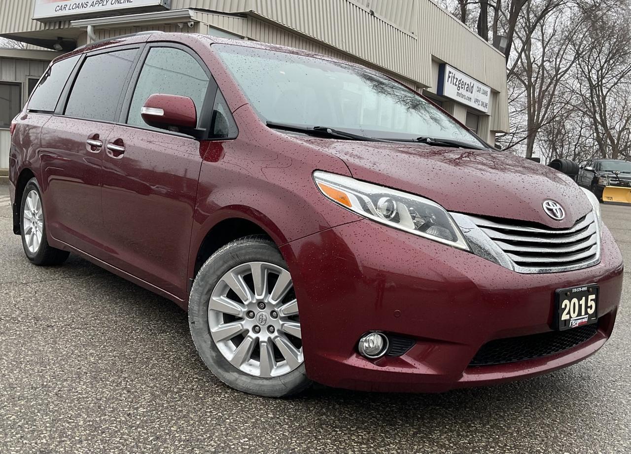 2015 Toyota Sienna LIMITED FWD 7-Passenger V6 - LTHR! NAV! BACK-UP CA Photo