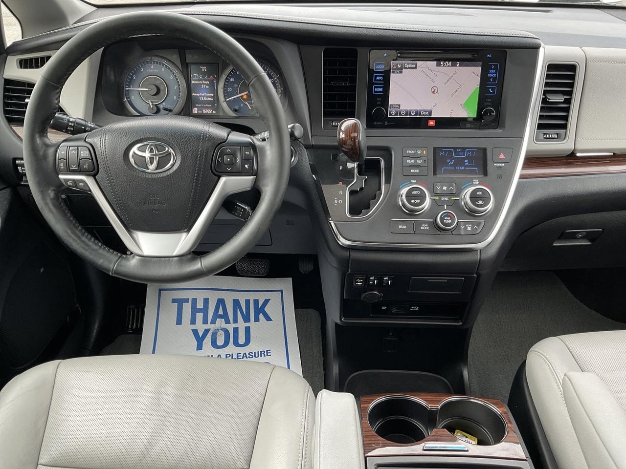 2015 Toyota Sienna LIMITED FWD 7-Passenger V6 - LTHR! NAV! BACK-UP CA Photo