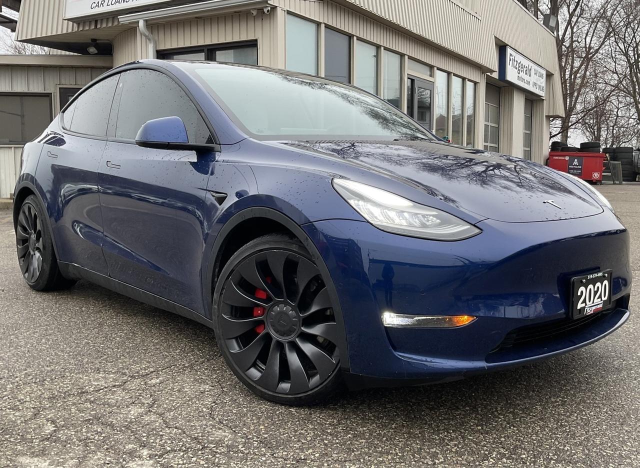 2020 Tesla Model Y Performance - WHITE LEATHER! NAV! CAMERAS! EV RATE Photo
