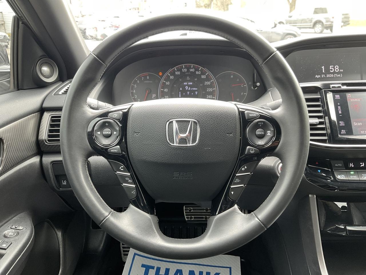 2016 Honda Accord Sport Sedan w/Honda Sensing - BACK-UP/BLIND-SPOT C Photo