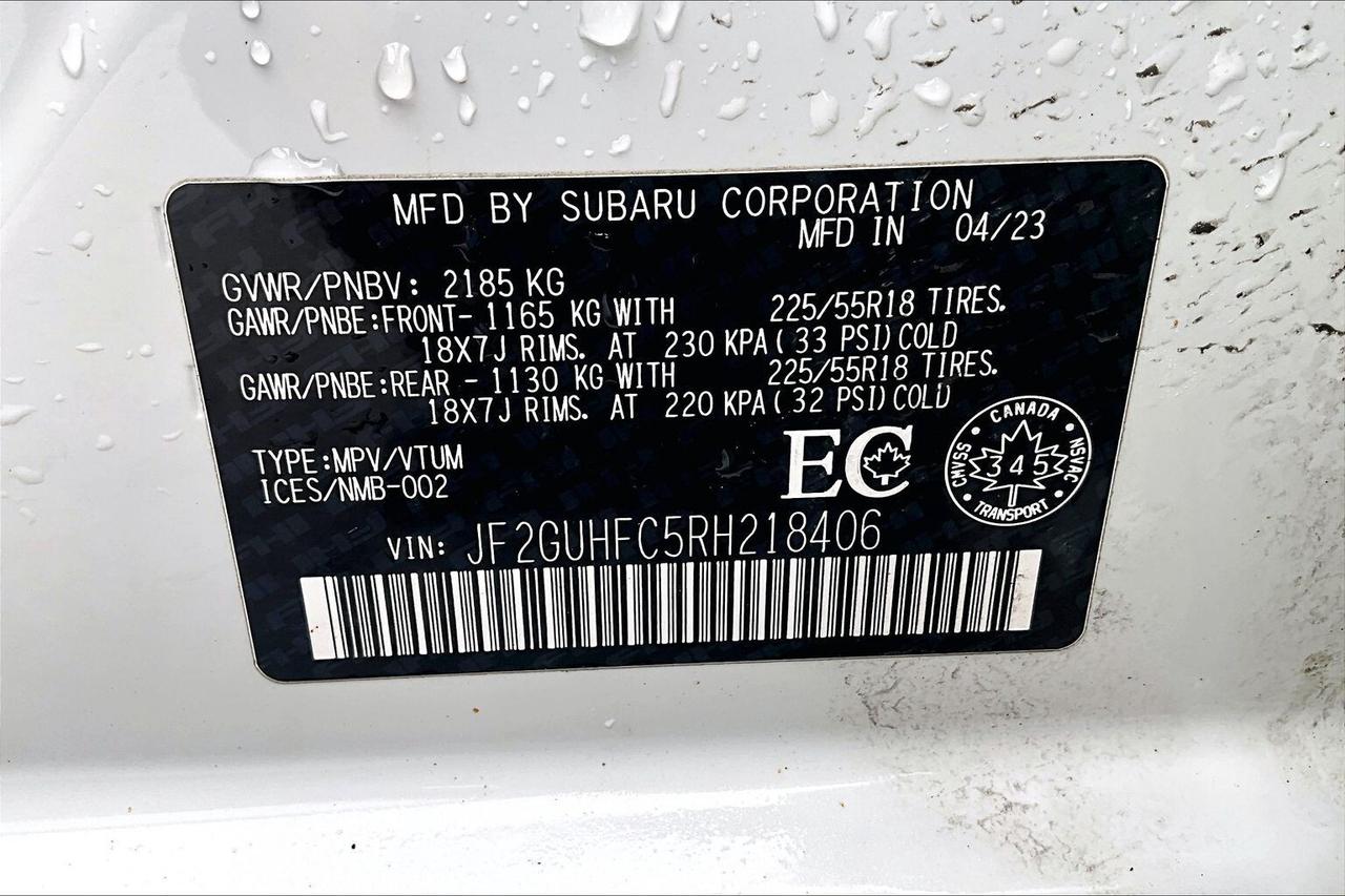 2024 Subaru Crosstrek ONYX AWD   SUNROOF   HEATED SEATS/STEER   EYESIGHT Photo