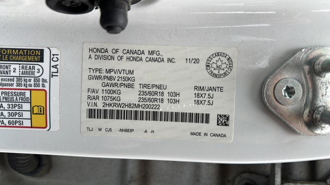 2021 Honda CR-V EX-L AWD Photo