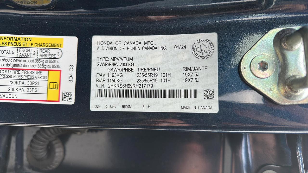 2024 Honda CR-V Hybrid Touring AWD Photo