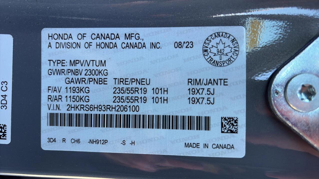 2024 Honda CR-V Hybrid Touring AWD Photo
