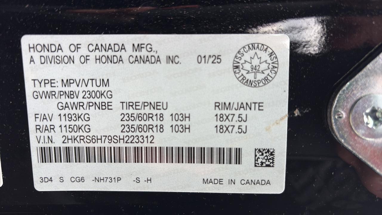 2025 Honda CR-V Hybrid EX-L AWD Photo