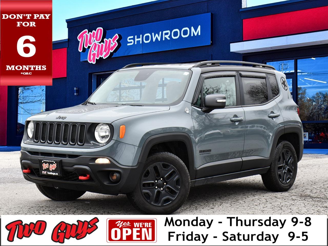 2017 Jeep Renegade 4WD 4dr Deserthawk -Ltd Avail- Leather Back Up Cam Photo0