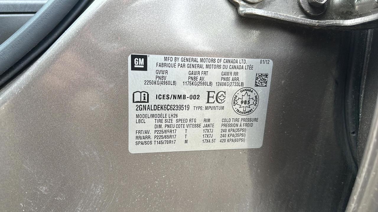 2012 Chevrolet Equinox 1LT Photo