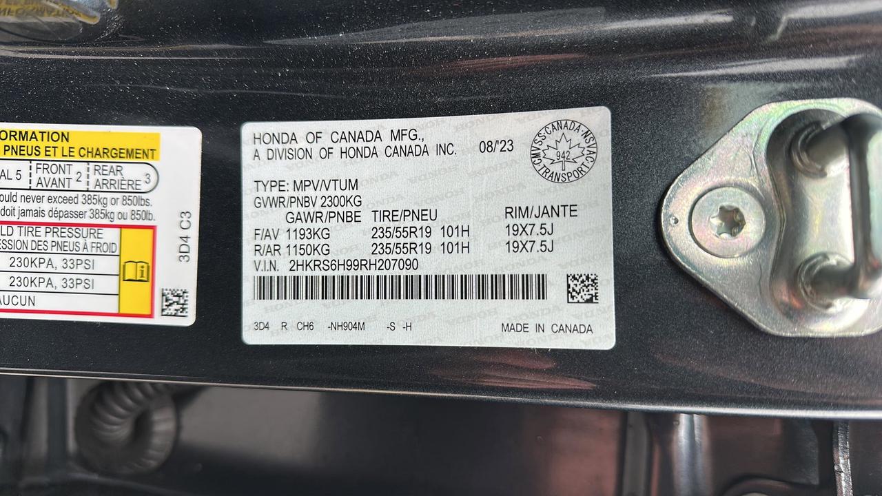 2024 Honda CR-V Hybrid Touring AWD Photo