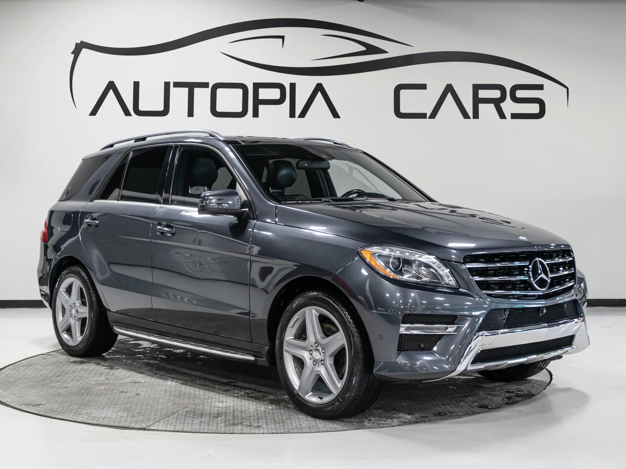 2015 Mercedes-Benz M-Class 4MATIC ML 350 BLUETEC AMG PKG REAR DVD DIESEL Photo2