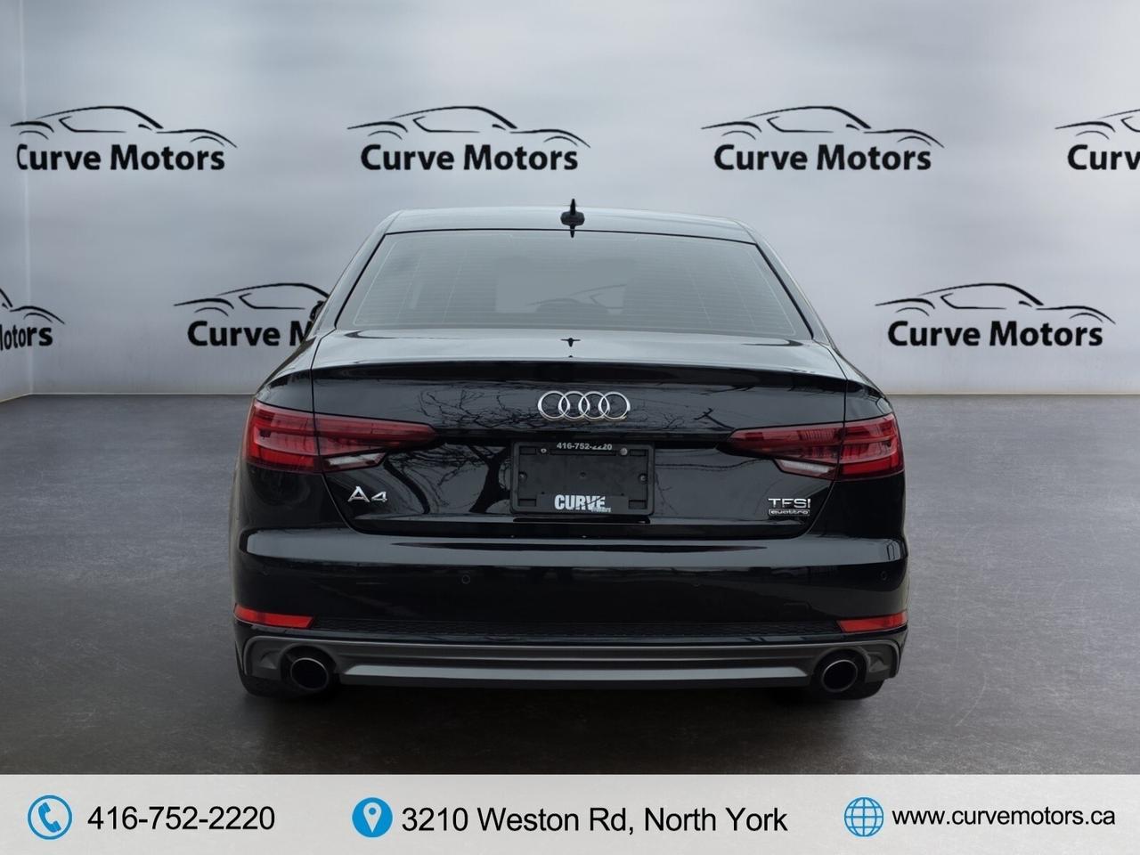 2018 Audi A4 2.0 TFSI quattro S tronic * CARPLAY / LOW KM / CAM Photo3