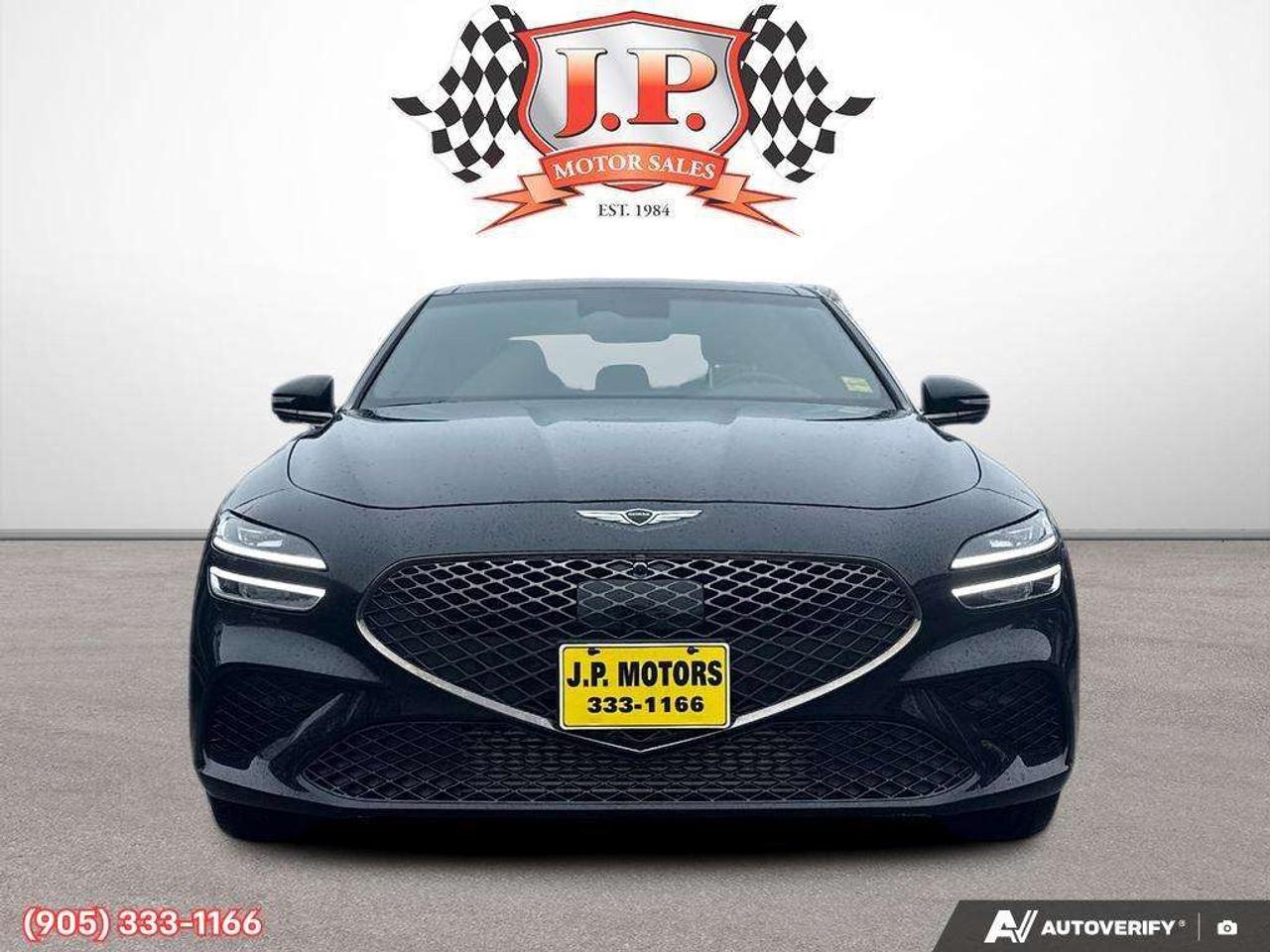 2024 Genesis G70 3.3T Sport Apple CarPlay & Android Auto • Heads-Up Display • Heated & Cooled Front Seats • Leather Seating • Power Sunroo Photo