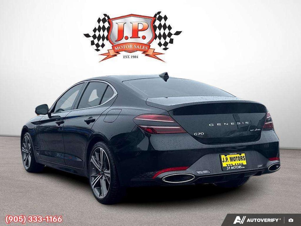 2024 Genesis G70 3.3T Sport Apple CarPlay & Android Auto • Heads-Up Display • Heated & Cooled Front Seats • Leather Seating • Power Sunroo Photo