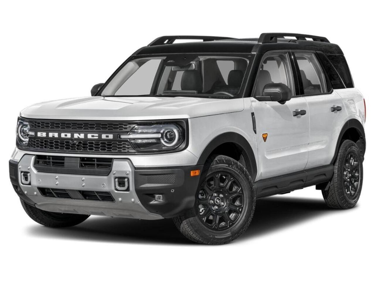 The 2026 Ford Bronco Sport Badlands is built for those who take their weekends seriously. With a capable 2.0L 4-cylinder engine, standard 4WD, and a feature set that blends genuine off-road ability with everyday comfort, this Badlands trim sits at the top of the Bronco Sport lineup for good reason. At just 26 km, its essentially untouched and ready for your next adventure.

- Badlands trim  the most capable Bronco Sport trim, featuring Hill Descent Control and Hill Hold Control for serious off-road confidence
- Part and Full-Time Four-Wheel Drive with Class II towing equipment and Trailer Sway Control
- Adaptive Cruise Control with Stop-and-Go for relaxed highway driving
- Aerial View Camera System and Front & Rear Parking Sensors for tight spots on and off the trail
- BLIS Blind Spot Information System, Lane Centering, Evasion Assist, and Driver Monitoring-Alert for a comprehensive safety package
- Heated Leatherette Steering Wheel and Voice Activated Dual Zone Front Automatic Air Conditioning for year-round comfort
- Flip-Up Rear Window with Wiper and Defroster  a Bronco Sport signature that makes loading gear effortless
- Full-Size Spare Tire mounted inside under cargo, so youre covered wherever the road ends

Ready to make it yours? Visit Birchwood Ford at birchwoodford.ca to reserve this Bronco Sport Badlands, start your purchase online, or book a test drive. Our team is happy to answer any questions and help you find the right fit  on your schedule, your way.
Birchwood Ford is your choice for New Ford vehicles in Winnipeg. 

At Birchwood Ford, we hold ourselves to the highest standard. Our number one focus is customer satisfaction which has awarded us the Ford of Canadas Presidents Award for 5 consecutive years. This honour is presented to Ford dealers that have proven outstanding results in Sales and Customer Service Excellence.

Are you a newcomer to Canada, recent graduate, first time car buyer or physically challenged? Ask us about our exclusive rebates and how they may apply to you.
 
Interested in seeing/hearing more? Book a test drive or give us a call at (204) 661-9555 and we can help you with whatever you need!

Dealer permit #4454
Dealer permit #4454