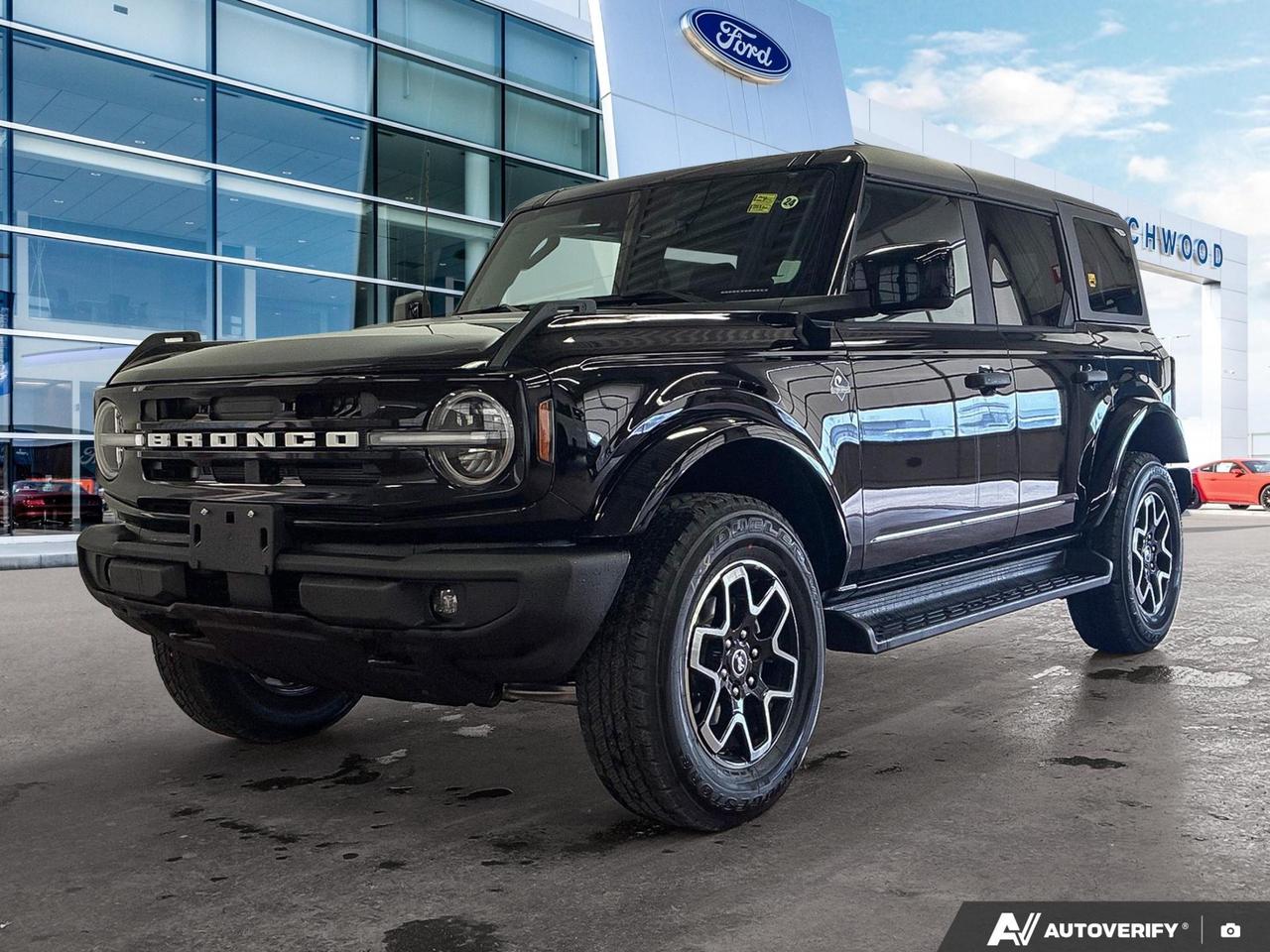 The 2026 Ford Bronco Outer Banks is the go-anywhere, do-anything SUV built for those who take their adventures seriously. With a capable 2.7L V6, part-time 4WD, and a manual convertible top, this Bronco is ready for the trail  and the city commute. At just 26 km, this is as fresh as it gets.

- 2.7L 6-cylinder engine with Part-Time Four-Wheel Drive for serious off-road capability
- Manual convertible top with fixed roll-over protection  open-air driving on your terms
- Outer Banks trim with heated leather steering wheel and leatherette rear seating for comfort on and off the road
- Voice-activated dual zone automatic climate control keeps everyone comfortable regardless of conditions
- Connected Navigation with live traffic, predictive destinations, and pinch-to-zoom capability
- BLIS Blind Spot Information System, Cross-Traffic Alert, and Collision Mitigation for confident driving
- Driver Monitoring Alert and Restricted Driving Mode for added safety awareness
- Ford Co-Pilot360 with automatic high-beam headlamps and auto on/off lighting

Ready to take the Bronco life seriously? Visit us at Birchwood Ford or explore your options at birchwoodford.ca. You can reserve this vehicle, start your purchase online, or book a test drive  whatever works best for you. Have questions? Our team is happy to help you find the right fit.
Birchwood Ford is your choice for New Ford vehicles in Winnipeg. 

At Birchwood Ford, we hold ourselves to the highest standard. Our number one focus is customer satisfaction which has awarded us the Ford of Canadas Presidents Award for 5 consecutive years. This honour is presented to Ford dealers that have proven outstanding results in Sales and Customer Service Excellence.

Are you a newcomer to Canada, recent graduate, first time car buyer or physically challenged? Ask us about our exclusive rebates and how they may apply to you.
 
Interested in seeing/hearing more? Book a test drive or give us a call at (204) 661-9555 and we can help you with whatever you need!

Dealer permit #4454
Dealer permit #4454