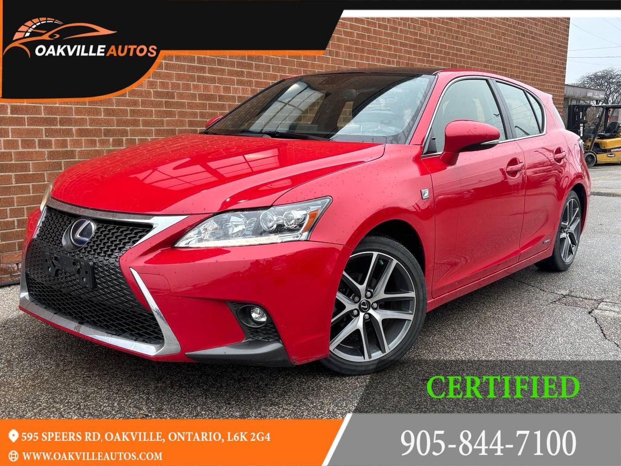 2016 Lexus CT 200h F-Sport  Hybrid FWD 4dr Photo0