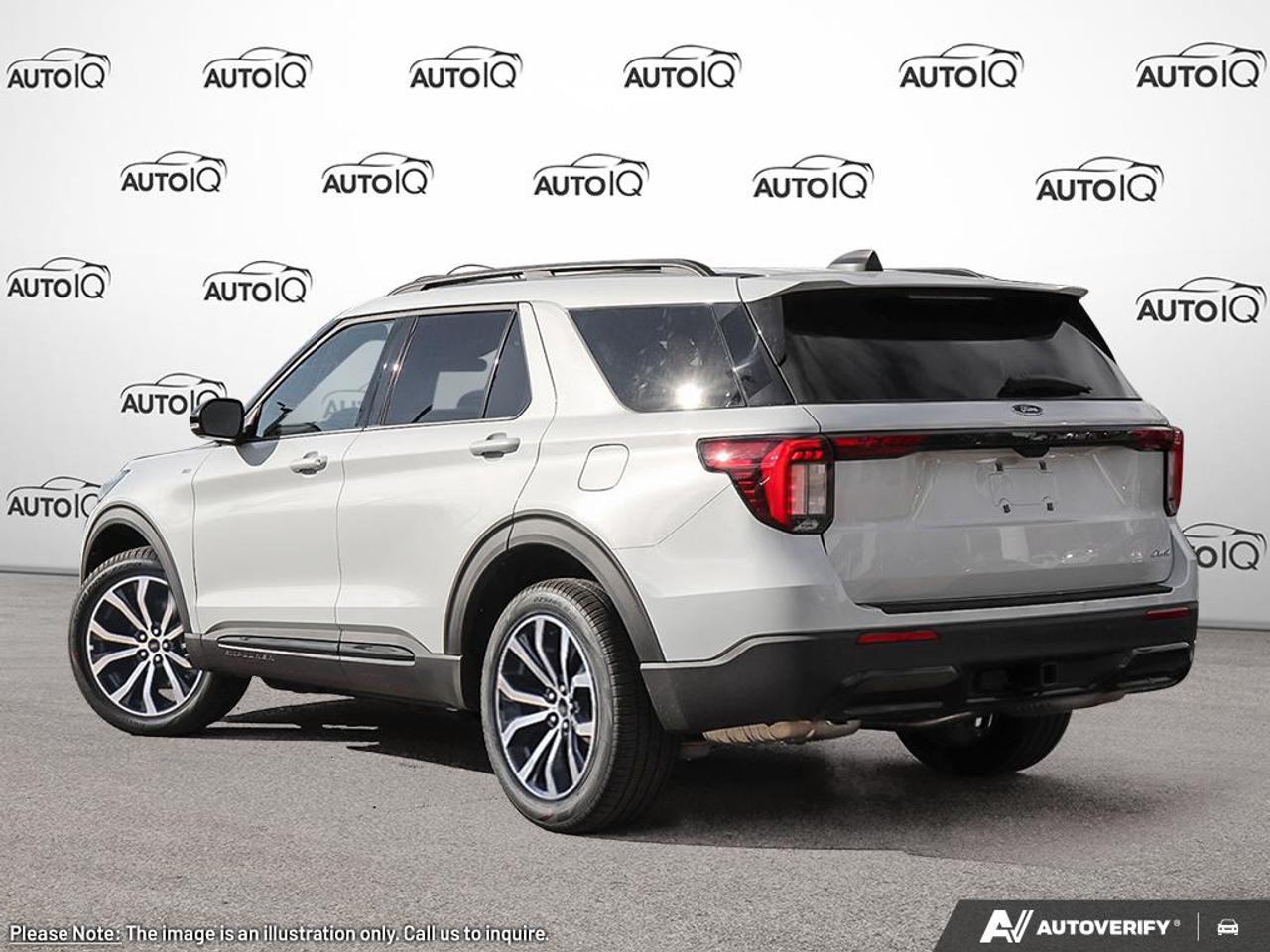 2026 Ford Explorer ST-Line EQUIP GRP 300A | STAR WHITE MET TRI-COAT | LEATHER W/ PERFORATED INSERTS | 2.3L ECO | 10-SPD A/T | PANO RF W/FIXED GL & PWR SHAD | BLUECRUISE EQUIP 1YR+90D PLAN | KEYLESS ENTRY | BLUECRUISE HARDWARE Photo3