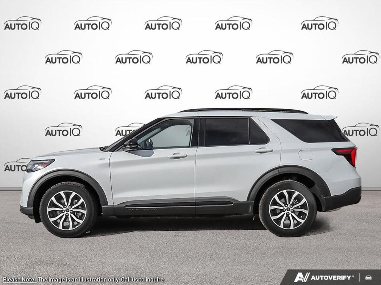 2026 Ford Explorer ST-Line EQUIP GRP 300A | STAR WHITE MET TRI-COAT | LEATHER W/ PERFORATED INSERTS | 2.3L ECO | 10-SPD A/T | PANO RF W/FIXED GL & PWR SHAD | BLUECRUISE EQUIP 1YR+90D PLAN | KEYLESS ENTRY | BLUECRUISE HARDWARE Photo2