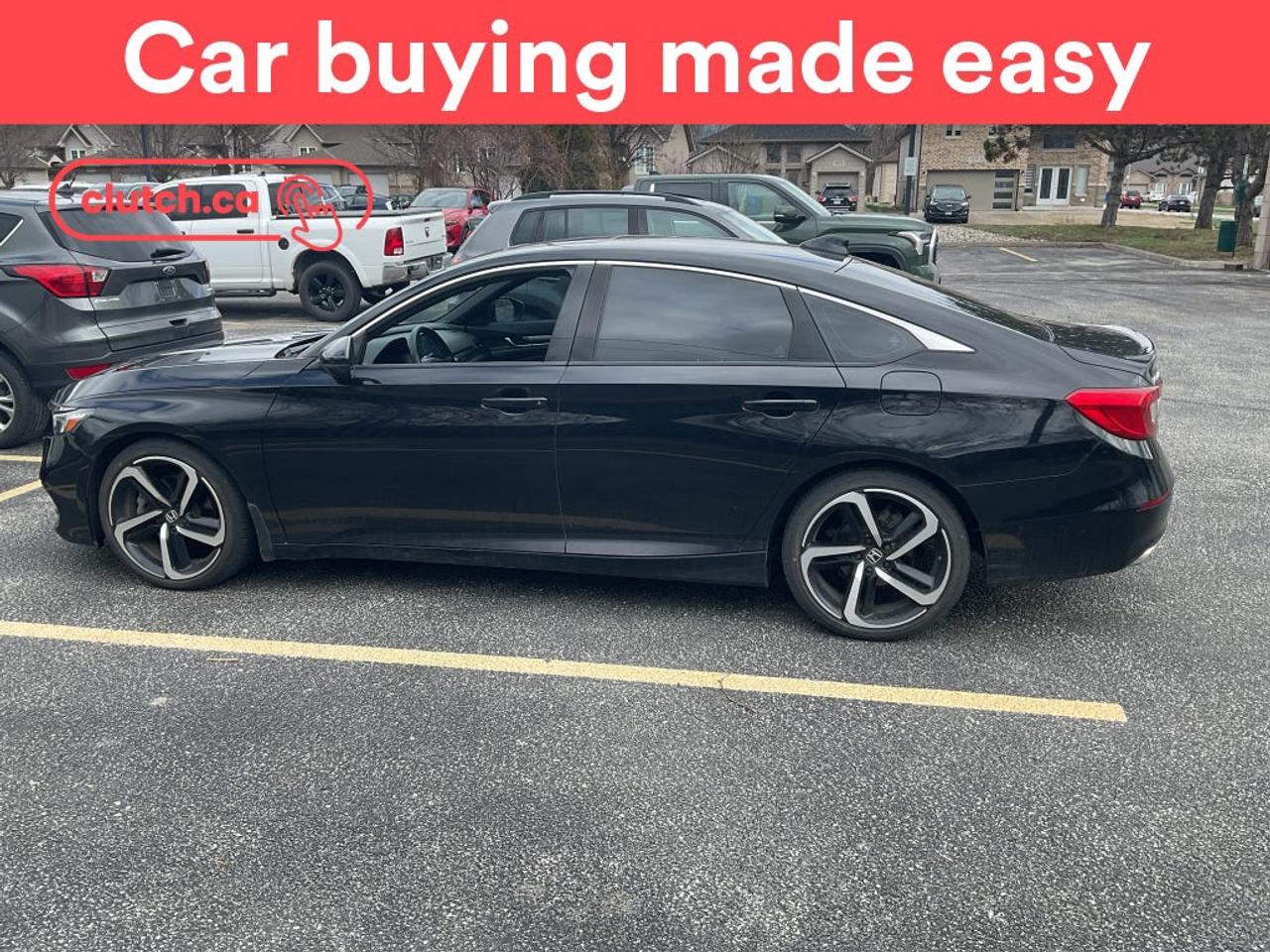 NO ACCIDENTS / CLEAN CARFAX / Front Heated Seats, Climate Control, Dual Zone Front Climate Control and more!<br> <br>Clutch is the largest online used car retailer in Canada, delivering a seamless, hassle-free car-buying experience to drivers everywhere. Shop thousands of used cars online, get the right one delivered to your door, and enjoy peace of mind with our 10-Day Money-Back Guarantee. How sweet is that? To learn more, visit clutch.ca.<br> <br>The top features for this car include:<br> <br>Brake Assist<br>Front Heated Seats<br>Climate Control<br>Dual Zone Front Climate Control<br>Premium Sound System<br>Touchscreen Display<br>Cruise Control<br>Adaptive Cruise Control<br>12V Outlet<br>Hands Free Device Connectivity<br>Apple CarPlay<br>Android Auto<br>USB Input<br>Keyless Entry<br>Passive Keyless Entry<br>Push Button Start<br>Keyfob Remote Start<br>Lane Departure Warning<br>Active Lane Keep Assistance<br>Forward Collision Mitigation<br>Pedestrian Detection<br>Driver Attention Alert<br>Traffic Sign Recognition<br>Hill Assistance<br>Automatic High Beams<br>Rear View Camera<br>Power Driver Seat<br> <br>Seamless home delivery - Delivery to your door in a matter of days. Available on select packages.<br> <br>Try it out for 10 days - If you do not like it, we will take it back. <br> <br>Quality assured - All cars go through our rigorous 210-point inspection and reconditioning process.<br> <br>Peace of mind - Warranty and protection plans available.<br> <br>Haggle-free - No haggling or hard sells.<br> <br>100% Transparency - Full inspection reports on every car, including high-res photography and a free Carfax report.<br> <br>Listed price is for cash purchase only and does not include taxes, Shipping Fees (if applicable), Delivery Fees (if applicable), government licensing fees.<br> <br>Previous Provincial Registrations:<br>Ontario<br> <br>Stock # 96363