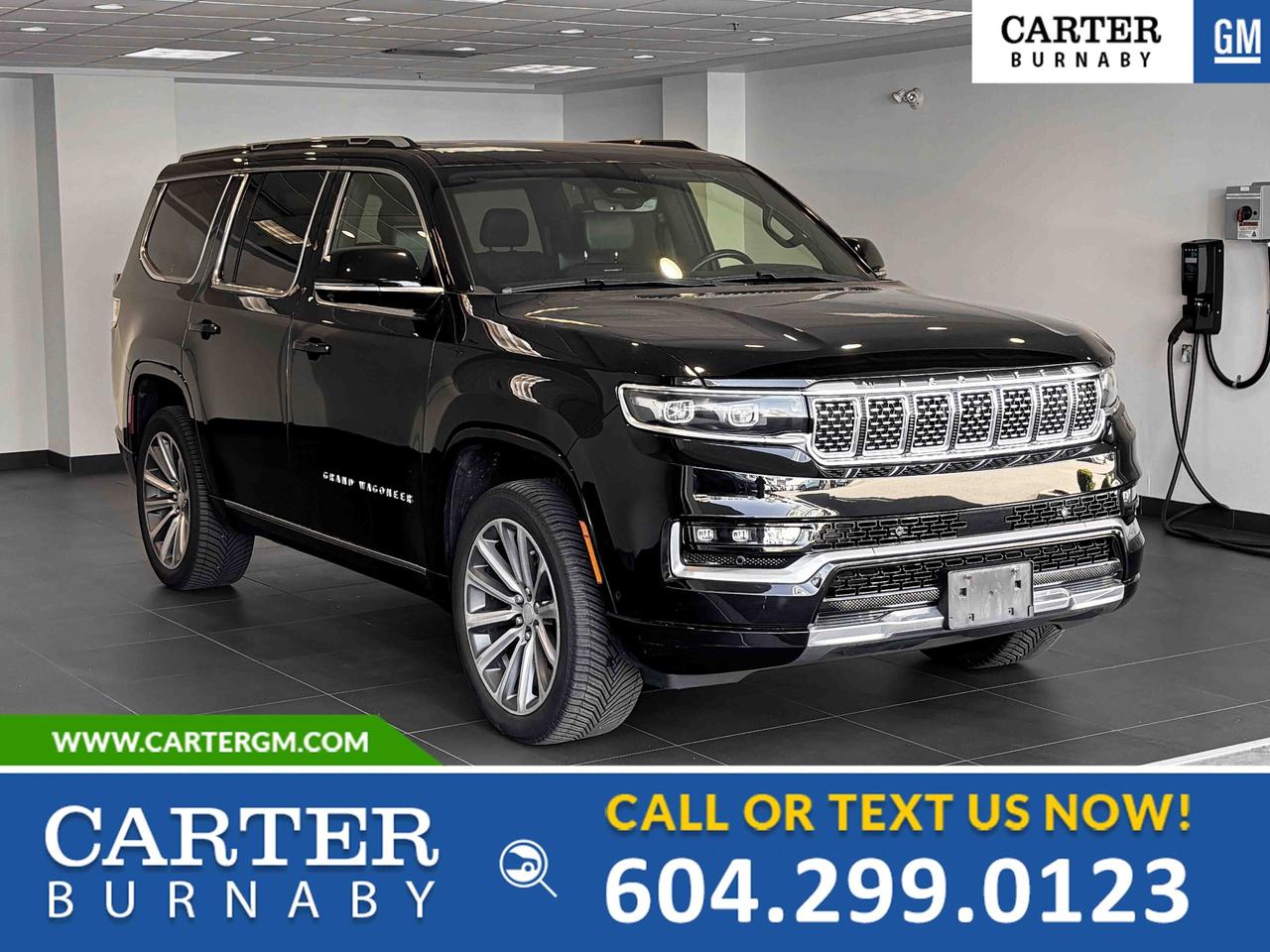 Used 2022 Jeep Grand Wagoneer SERIES I 4WD | 6.4l eng/ Sunroof/Pwr seat/HDSV for sale in Burnaby, BC