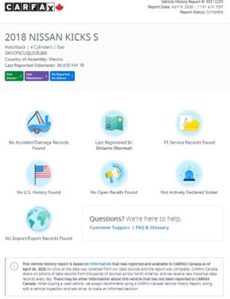 2018 Nissan Kicks SV Photo