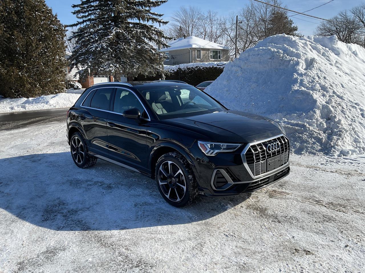 ???? 2.0L 4CYL All Wheel Drive  AUDI Q3 PROGRESSIV 2024  Luxury meets performance! ????<br><br>

This stunning Audi Q3 Progressiv delivers premium German engineering with all the features you need for comfort and confidence on every drive.<br><br>

Features youll love:<br>
? Sunroof<br>
? Heated Seats<br>
? Leather<br>
? Navigation<br>
? Backup Camera<br>
? Smart Device Integration<br>
? Air Conditioning<br>
? Cruise Control<br>
? Full Power Group<br><br>

?? NO FEES! <span>(Just pay applicable taxes.)</span><br>
?? LOWEST PRICE GUARANTEED!<br><br>

?? 4 LOCATIONS TO SERVE YOU BETTER:<br>
?? RICHMOND: 1-888-416-2199<br>
?? OTTAWA: (343) 429-6444<br>
?? KINGSTON: 1-888-508-3494<br>
?? NORTH BAY: 1-888-282-3560<br><br>

?? Visit <strong>WWW.MYCAR.CA</strong> to see this AUDI Q3 and more!<br>
?? Confidence, comfort, and value  all in one! ??
