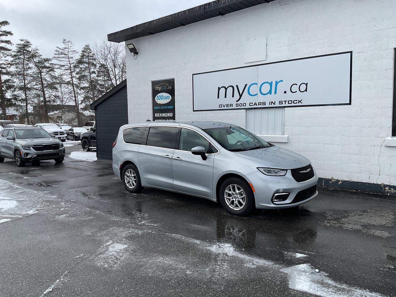 ???? 3.6L V6  CHRYSLER PACIFICA TOURING L 2023  Family adventures made easy! ????<br><br>

This versatile minivan delivers comfort, technology, and space for the whole family. With low mileage and premium features, its ready to take you wherever life leads!<br><br>

? Heated Seats and Steering Wheel<br>
? Leather Interior<br>
? Remote Start<br>
? Apple CarPlay/Android Auto<br>
? Blind Spot Assist<br>
? Backup Camera<br>
? Bluetooth Connectivity<br>
? Air Conditioning<br>
? Cruise Control<br>
? Full Power Group<br><br>

?? NO FEES! <span>(Just pay applicable taxes.)</span><br>
?? LOWEST PRICE GUARANTEED!<br><br>

?? 4 LOCATIONS TO SERVE YOU BETTER:<br>
?? RICHMOND: 1-888-416-2199<br>
?? OTTAWA: (343) 429-6444<br>
?? KINGSTON: 1-888-508-3494<br>
?? NORTH BAY: 1-888-282-3560<br><br>

?? Visit <strong>WWW.MYCAR.CA</strong> to see this CHRYSLER PACIFICA and more!<br>
?? Confidence, comfort, and value  all in one! ??