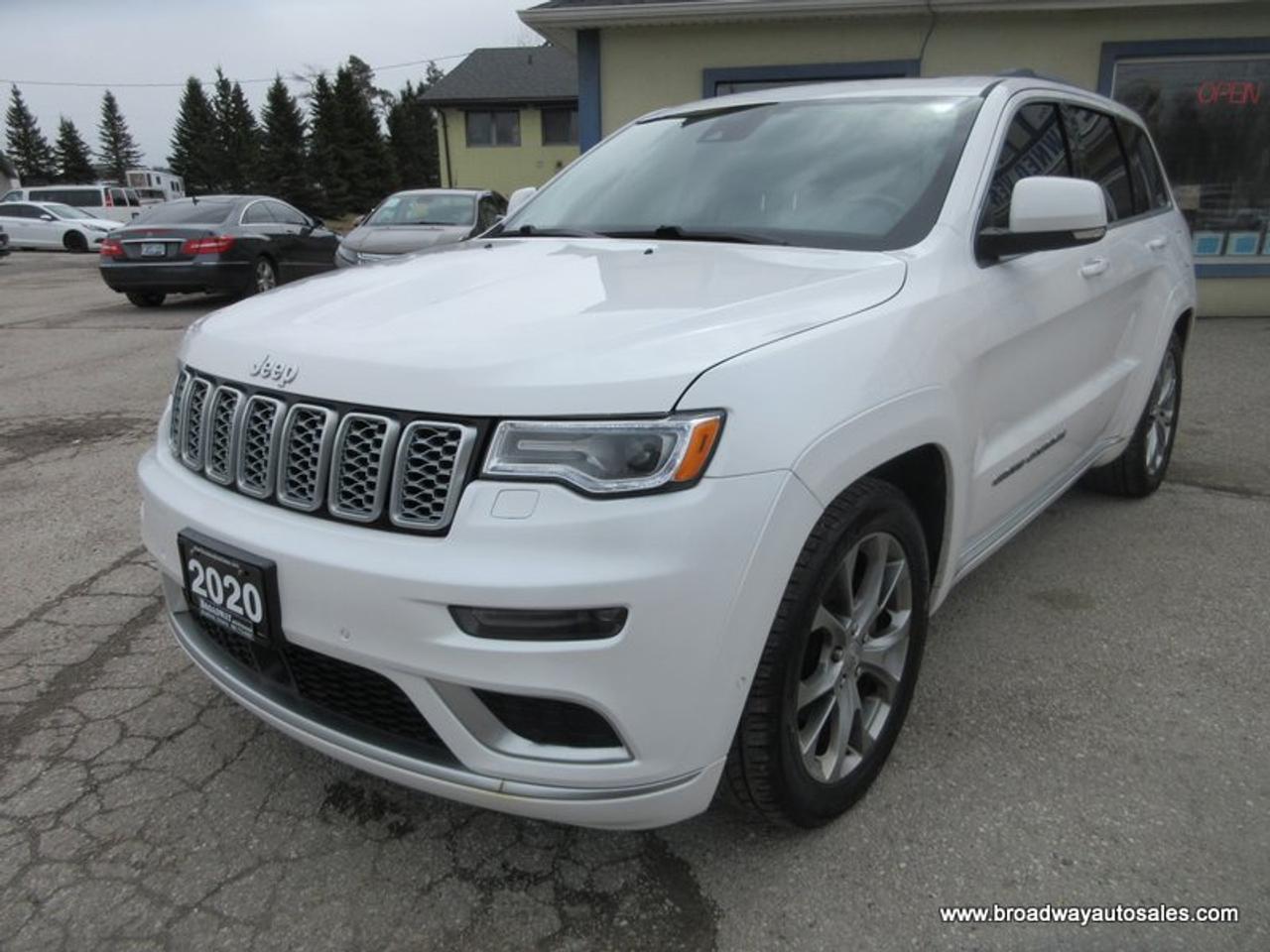 2020 Jeep Grand Cherokee LOADED SUMMIT-PACKAGE 5 PASSENGER 5.7L - V8.. 4X4.. NAVIGATION.. PANORAMIC SUNROOF.. LEATHER.. HEATED SEATS.. ECO & SPORT MODE..