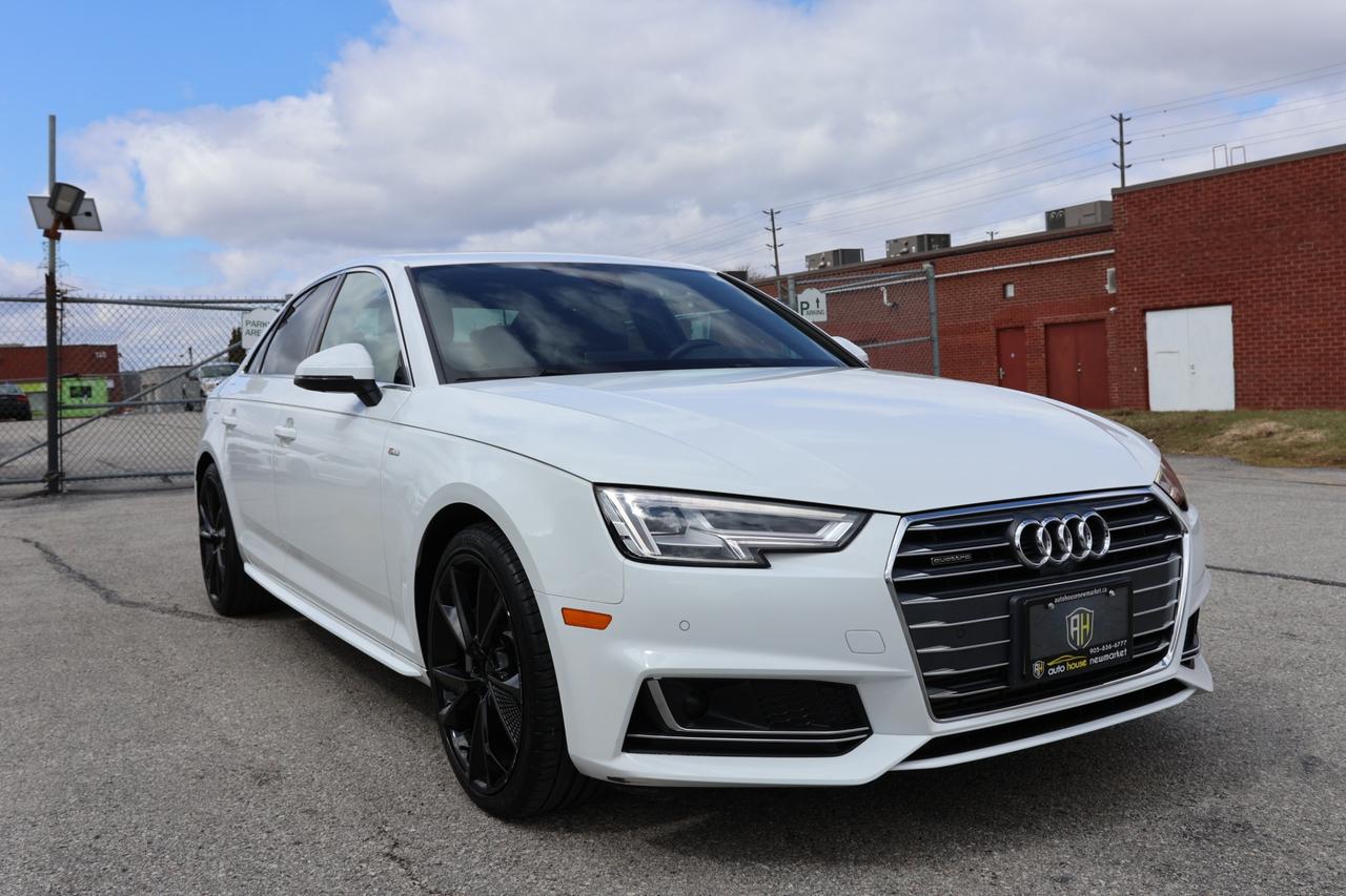 2018 Audi A4 TECHNIK-S LINE-AWD/NAV/360CAM/BLIS/P SNSR/PSEAT/H Photo