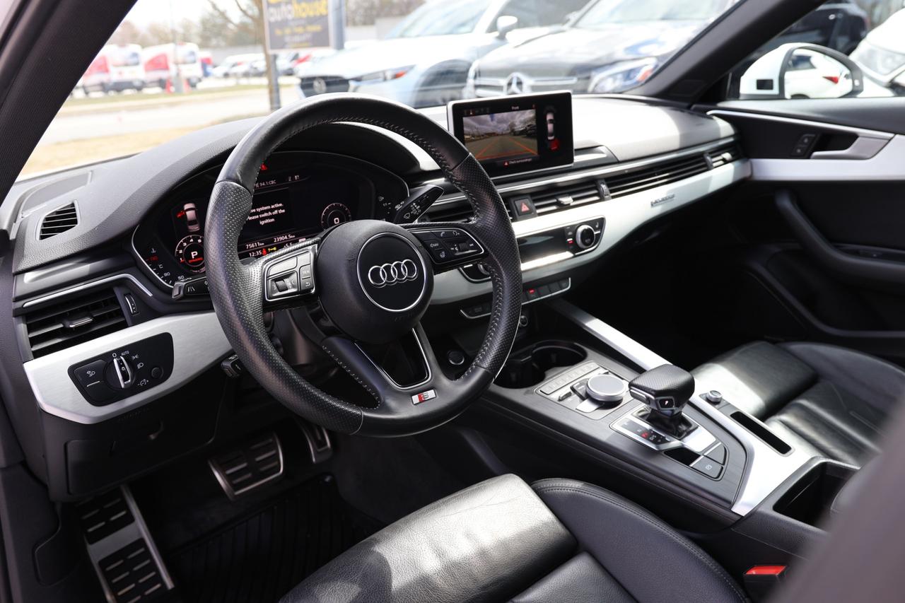 2018 Audi A4 TECHNIK-S LINE-AWD/NAV/360CAM/BLIS/P SNSR/PSEAT/H Photo