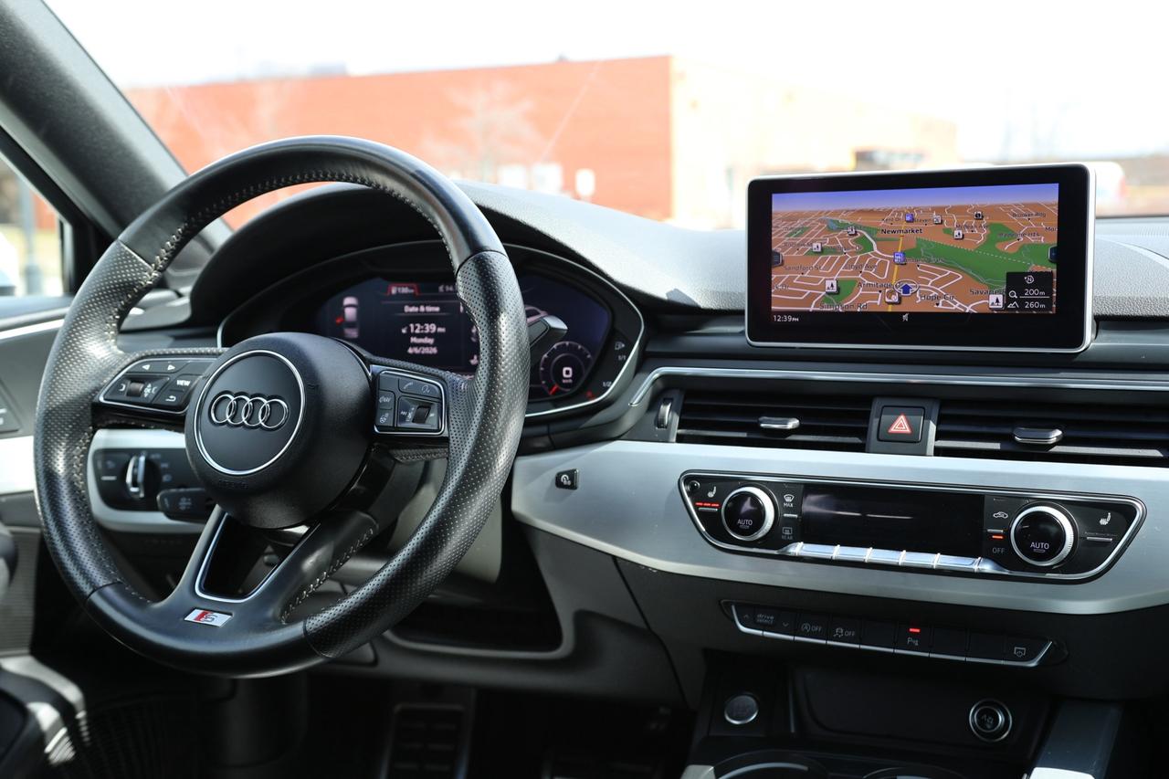 2018 Audi A4 TECHNIK-S LINE-AWD/NAV/360CAM/BLIS/P SNSR/PSEAT/H Photo