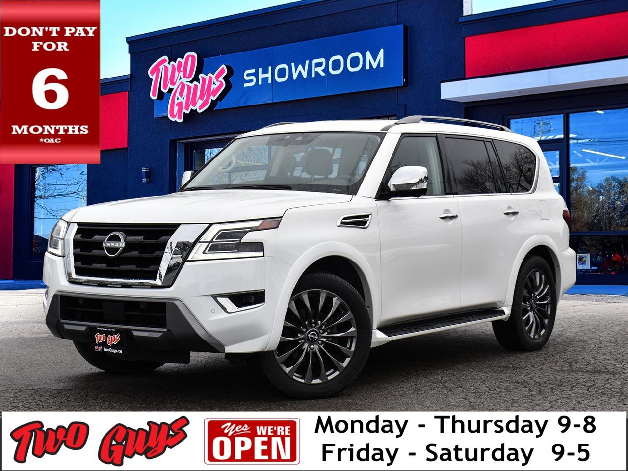 2024 Nissan Armada Platinum 5.6L 4WD   Leather   Sunroof   Nav   7 Pa Photo0