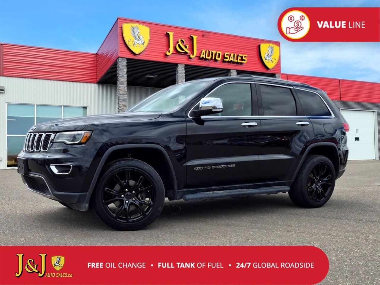 Awards:<br>  * 2018 KBB.com 10 Most Awarded Brands Odometer is 46966 kilometers below market average! Diamond Black Crystal Pearlcoat 2018 Jeep Grand Cherokee Limited 4WD 8-Speed Automatic Pentastar 3.6L V6 VVT Welcome to our dealership, where we cater to every car shoppers needs with our diverse range of vehicles. Whether youre seeking peace of mind with our meticulously inspected and Certified Pre-Owned vehicles, looking for great value with our carefully selected Value Line options, or are a hands-on enthusiast ready to tackle a project with our As-Is mechanic specials, weve got something for everyone. At our dealership, quality, affordability, and variety come together to ensure that every customer drives away satisfied. Experience the difference and find your perfect match with us today.<br><br>4WD.