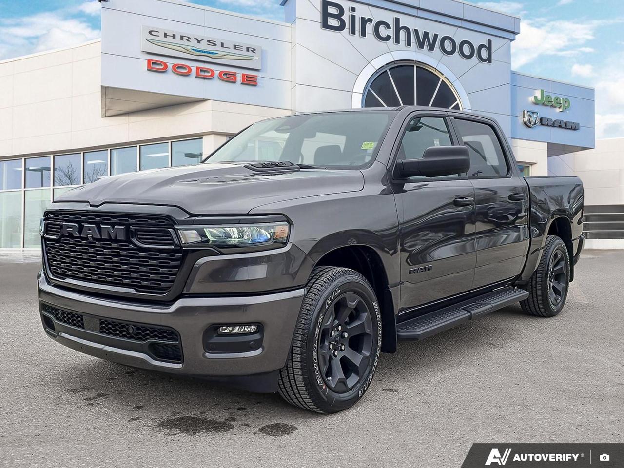 The 2026 Ram 1500 Express is here with the potent 3.0L Hurricane Twin Turbo inline-six under the hood  a brand-new engine that delivers serious power and efficiency in a capable full-size truck. On top of that, Birchwood Chrysler Dodge Jeep Ram is including 6 months of free gas with this Black Edition, making now a great time to get behind the wheel.

- 3.0L Hurricane Twin Turbo 6-cylinder engine  Rams next-generation powerplant built for both performance and fuel efficiency
- Black Edition package giving this Express a blacked-out, purpose-built look
- 6 Months of Free Gas included with purchase  real savings from day one
- 4WD capability with Part-Time Four-Wheel Drive for confident handling on and off pavement
- Fuel economy rated at 9.9L/100km highway and 13.2L/100km city  strong numbers for a full-size truck
- Class IV Towing Equipment with Trailer Sway Control for serious hauling capability
- Adaptive Cruise Control and Collision Mitigation for a more relaxed, safer drive
- Blind Spot Detection, Cross Path Detection, and ParkSense Front & Rear Sensors for confident maneuvering

Ready to put this truck to work? Reserve it online, start your purchase through our website at birchwoodchrysler.ca, or reach out to our team directly with any questions. Youre also welcome to book a test drive and experience it for yourself  were here to make the process straightforward and worth your time.
Birchwood Chrysler Dodge is your choice for New Chrysler, Dodge, Jeep, RAM vehicles in Winnipeg. 
 
With us, Experience is Everything. Complete as much or as little of your purchase online as you like. All pricing you see is what you pay. No hidden fees. All new vehicle special offers and discounts are already calculated in the pricing. On our website you can choose payment options and terms knowing these are transparent and accurate.

Start your purchase online to build your exact pricing to your specifics like how much money down, vehicle trade and any accessories or added optional protection that suits your needs.

Any questions let us know by calling (204) 774-4444, wed love to send you a video to clarify any questions about a vehicle!

Visit us in store at 90-3965 Portage Ave in the Birchwood Autopark.

Dealer permit #5686
Dealer permit #5686