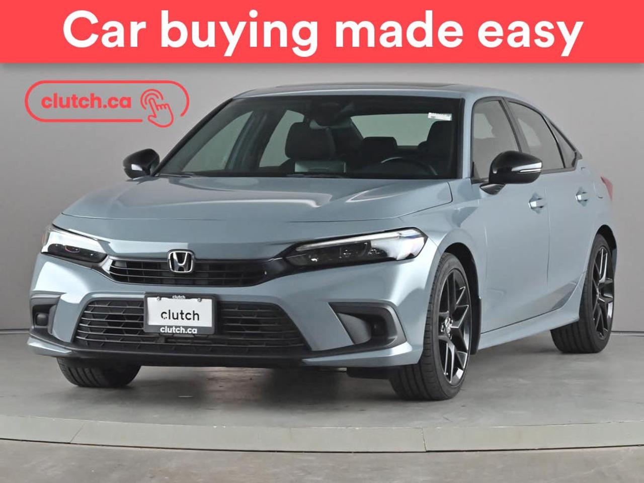 1 OWNER / Electric Parking Brake, Brake Assist, Front Heated Seats and more!<br> <br>Clutch is the largest online used car retailer in Canada, delivering a seamless, hassle-free car-buying experience to drivers everywhere. Shop thousands of used cars online, get the right one delivered to your door, and enjoy peace of mind with our 10-Day Money-Back Guarantee. How sweet is that? To learn more, visit clutch.ca.<br> <br>The top features for this car include:<br> <br>Keyless Entry<br>Electric Parking Brake<br>Brake Assist<br>Front Heated Seats<br>Folding Rear Seats<br>Climate Control<br>Dual Zone Front Climate Control<br>Speed-Sensitive Volume<br>Bluetooth Music<br>Touchscreen Display<br>Cruise Control<br>Adaptive Cruise Control<br>12V Outlet<br>Hands Free Device Connectivity<br>Apple CarPlay<br>Android Auto<br>USB Input<br>Push Button Start<br>Passive Keyless Entry<br>Keyfob Remote Trunk Release<br>Keyfob Remote Start<br>Lane Departure Warning<br>Active Lane Keep Assistance<br>Blindspot Sensors<br>Forward Collision Mitigation<br>Pedestrian Detection<br>Traffic Sign Recognition<br>Heated Steering Wheel<br>Rear Window Defroster<br>Sunroof<br>Automatic High Beams<br>Rear View Camera<br>AM/FM Stereo<br>Auto Stop/Start<br>Hill Assistance<br> <br>Seamless home delivery - Delivery to your door in a matter of days. Available on select packages.<br> <br>Try it out for 10 days - If you do not like it, we will take it back. <br> <br>Quality assured - All cars go through our rigorous 210-point inspection and reconditioning process.<br> <br>Peace of mind - Warranty and protection plans available.<br> <br>Haggle-free - No haggling or hard sells.<br> <br>100% Transparency - Full inspection reports on every car, including high-res photography and a free Carfax report.<br> <br>Listed price is for cash purchase only and does not include taxes, Shipping Fees (if applicable), Delivery Fees (if applicable), government licensing fees.<br> <br>Previous Provincial Registrations:<br>Ontario<br> <br>Stock # 96537
