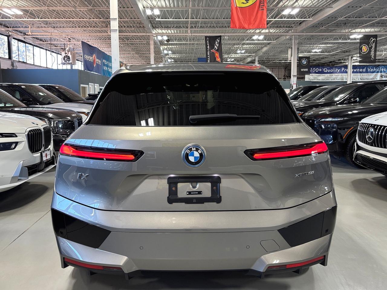 2024 BMW iX xDrive50|AWD|ENHANCEDPKG|OXIDEGREY|BROWNLEATHER|+ Photo