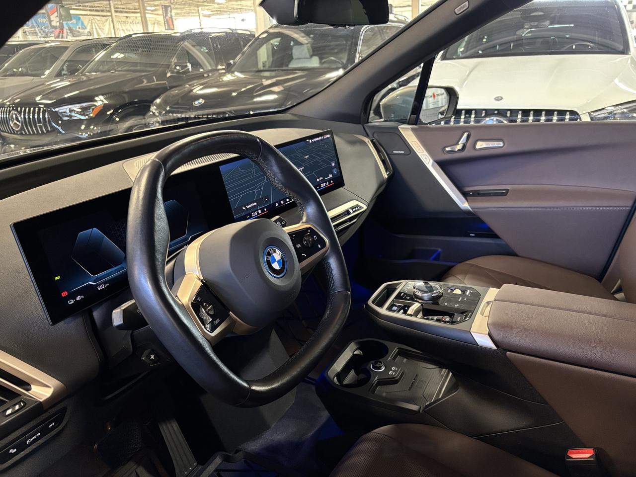 2024 BMW iX xDrive50|AWD|ENHANCEDPKG|OXIDEGREY|BROWNLEATHER|+ Photo