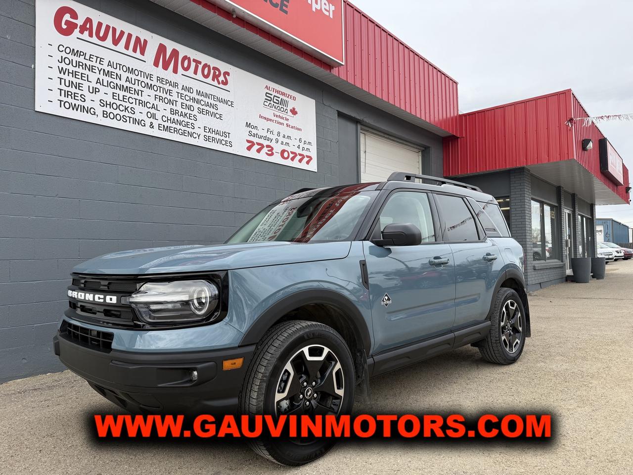 Used 2023 Ford Bronco Sport Outer Banks 4x4 Fully Equipped, Leather, Tech Pkg for sale in Swift Current, SK