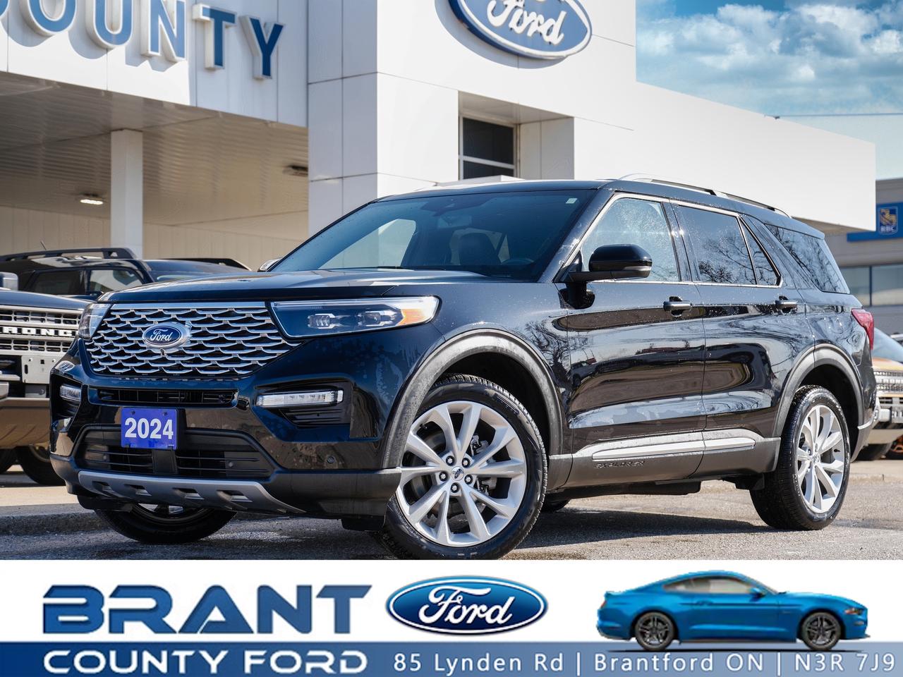 Used 2024 Ford Explorer Platinum 4WD | LEATHER | 6 PASSENGER | PANO ROOF for sale in Brantford, ON