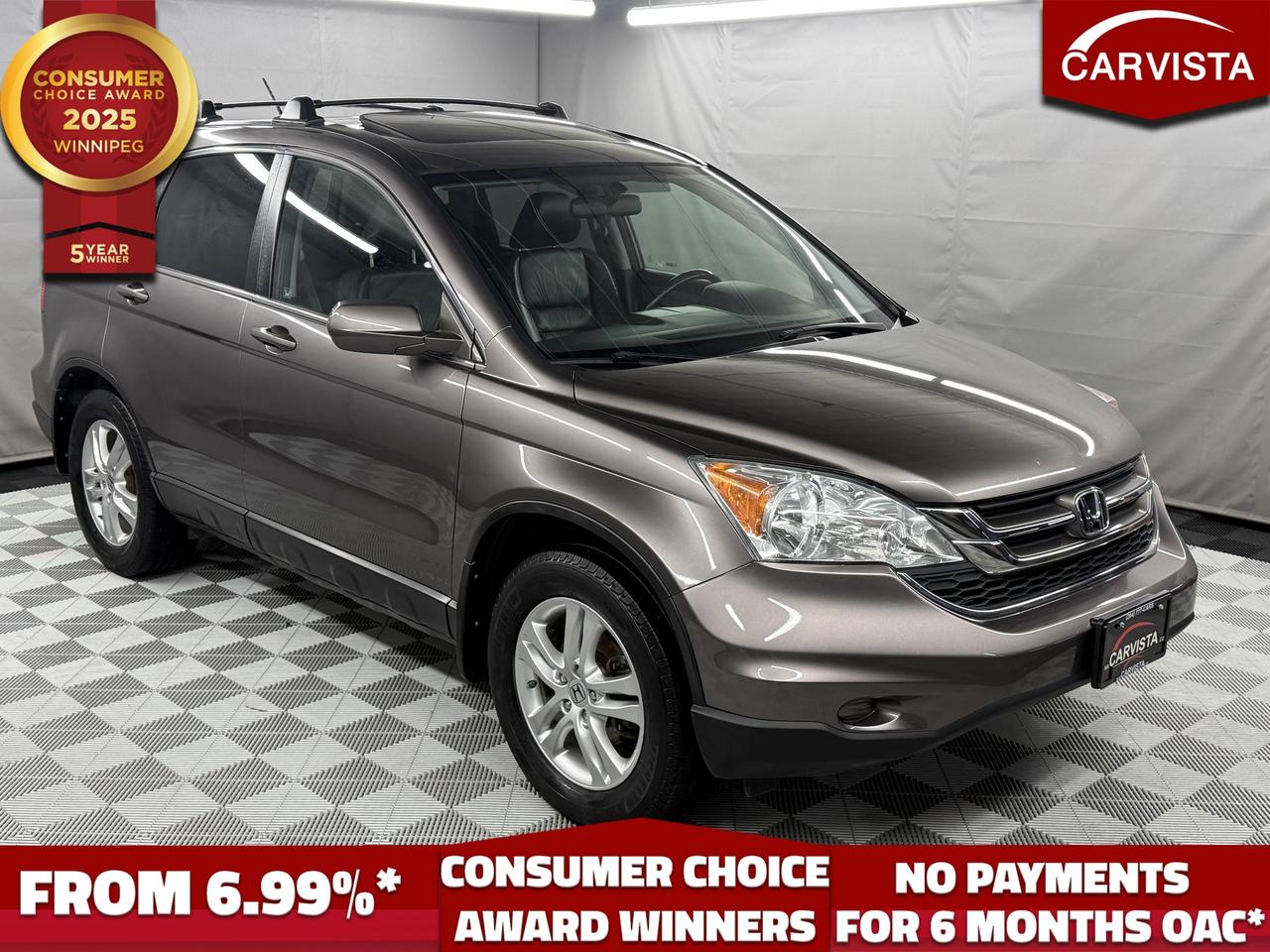 Used 2011 Honda CR-V EX-L AWD -SUNROOF/ONE OWNER TRADE for sale in Winnipeg, MB