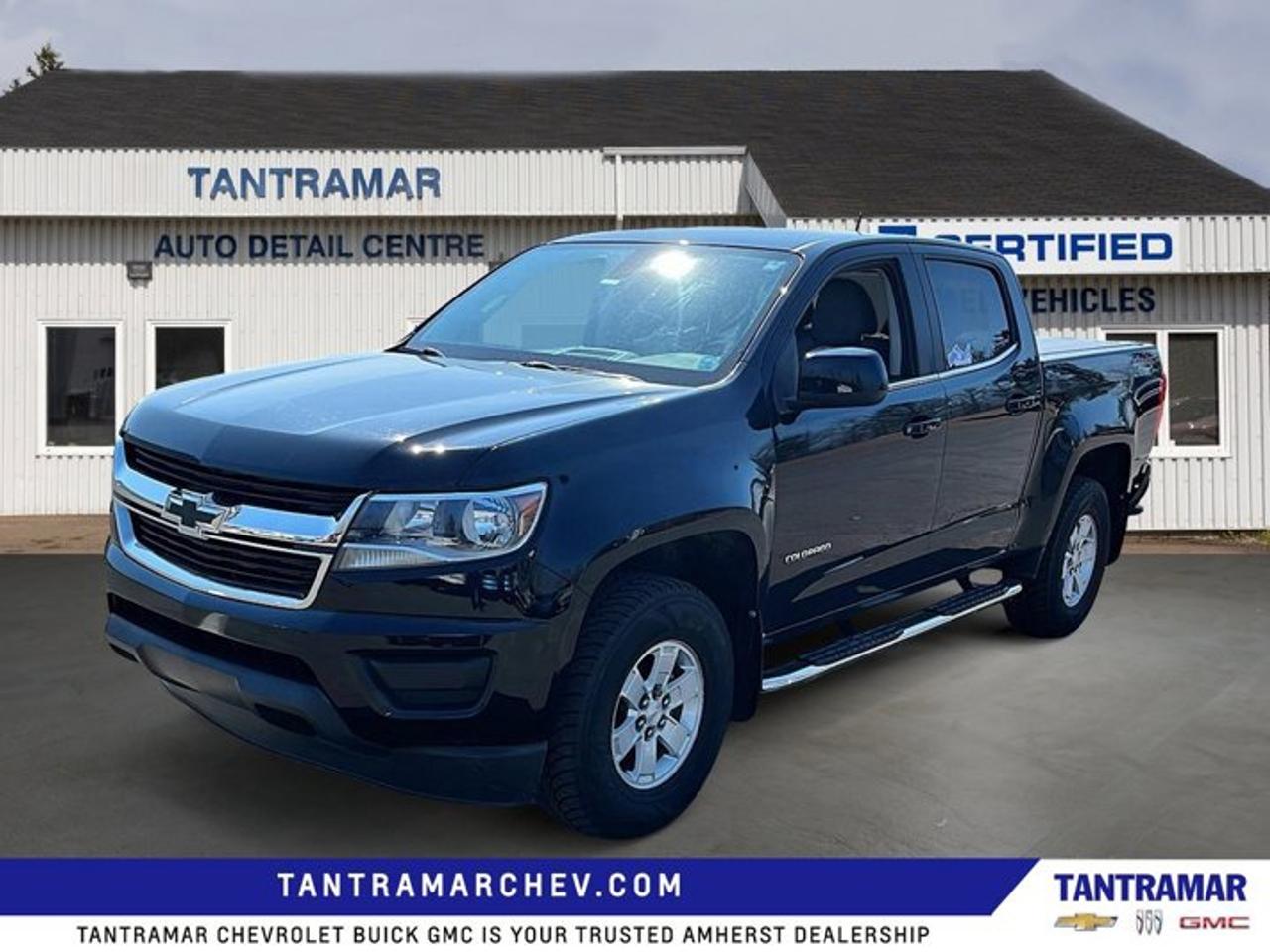 Recent Arrival! Black 2020 Chevrolet Colorado Work Truck 4WD 8-Speed Automatic V6Value Market Pricing, 4WD.Certified. GM Certified Details:* 3.99% Financing for 24 Months On Selected Certified Pre-Owned Vehicles 24 Months - 3.99% 36 Months  3.99% 48 Months  3.99% 60 Months - 3.99% 72 Months  4.99% 84 Months - 4.99% Rate valid for the period from February 3, 2026 - March 31, 2026* 24/7 roadside assistance for 3 months or 5,000 km (whichever comes first)* 1-month OnStar trial and sign up for a paid plan to enjoy the first two months on us. GM Owner Centre and Mobile App. Free SiriusXM Trial* 150+ Point Inspection* Exchange policy is 30 days or 2,500 kilometres, whichever comes first* 3 months or 5,000 kilometres (whichever comes first) which can be extended or upgraded to an even more comprehensive Certified Pre-Owned Vehicle Protection Plan